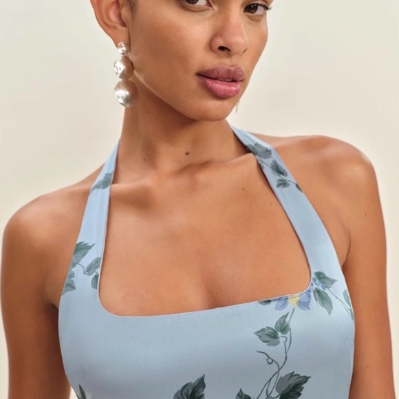 Reformation Ivan Silk Fresh Air Maxi Dress Brand New - Picture 6 of 13